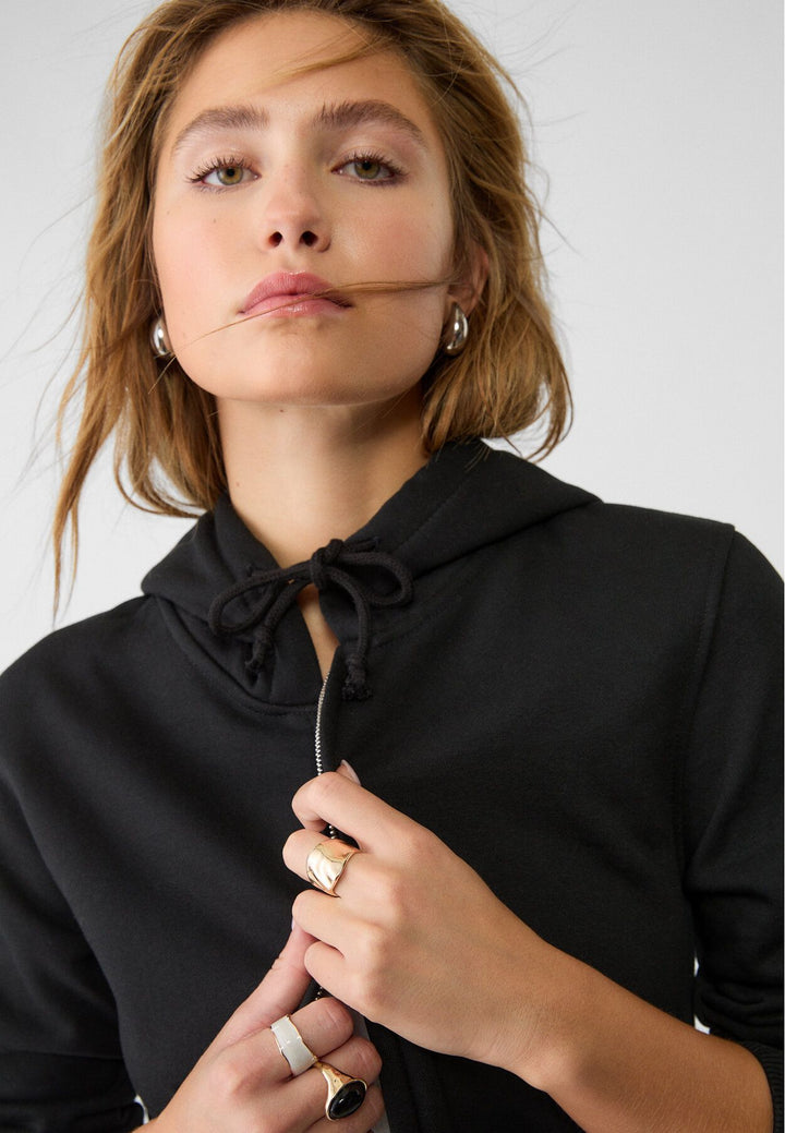 Moudda STRADIVARIUS - Sweat Crop à Fermeture Basique - Tunisie 4