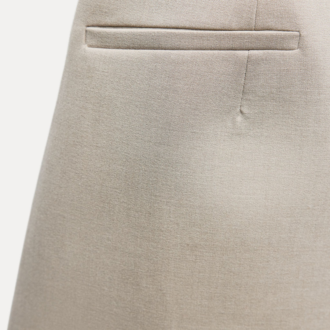 Moudda ZARA - Robe courte laine froide manches courtes jupe ample poches - Tunisie 4
