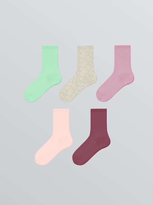Moudda LC Waikiki - Chaussettes courtes Fille Rose terne - Tunisie 1