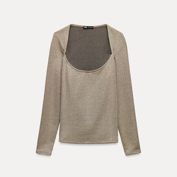 Moudda ZARA - Top Lurex Texturé - Tunisie 1