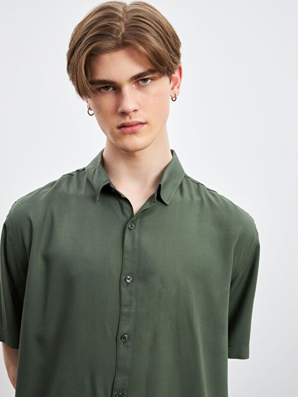 Moudda LC Waikiki - Chemise manches courtes en tissu pour Homme - Tunisie 3
