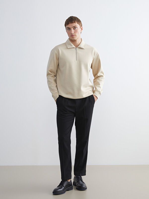 Moudda LC Waikiki - Sweatshirt en jersey couleur Beige pour hommes - Tunisie 2