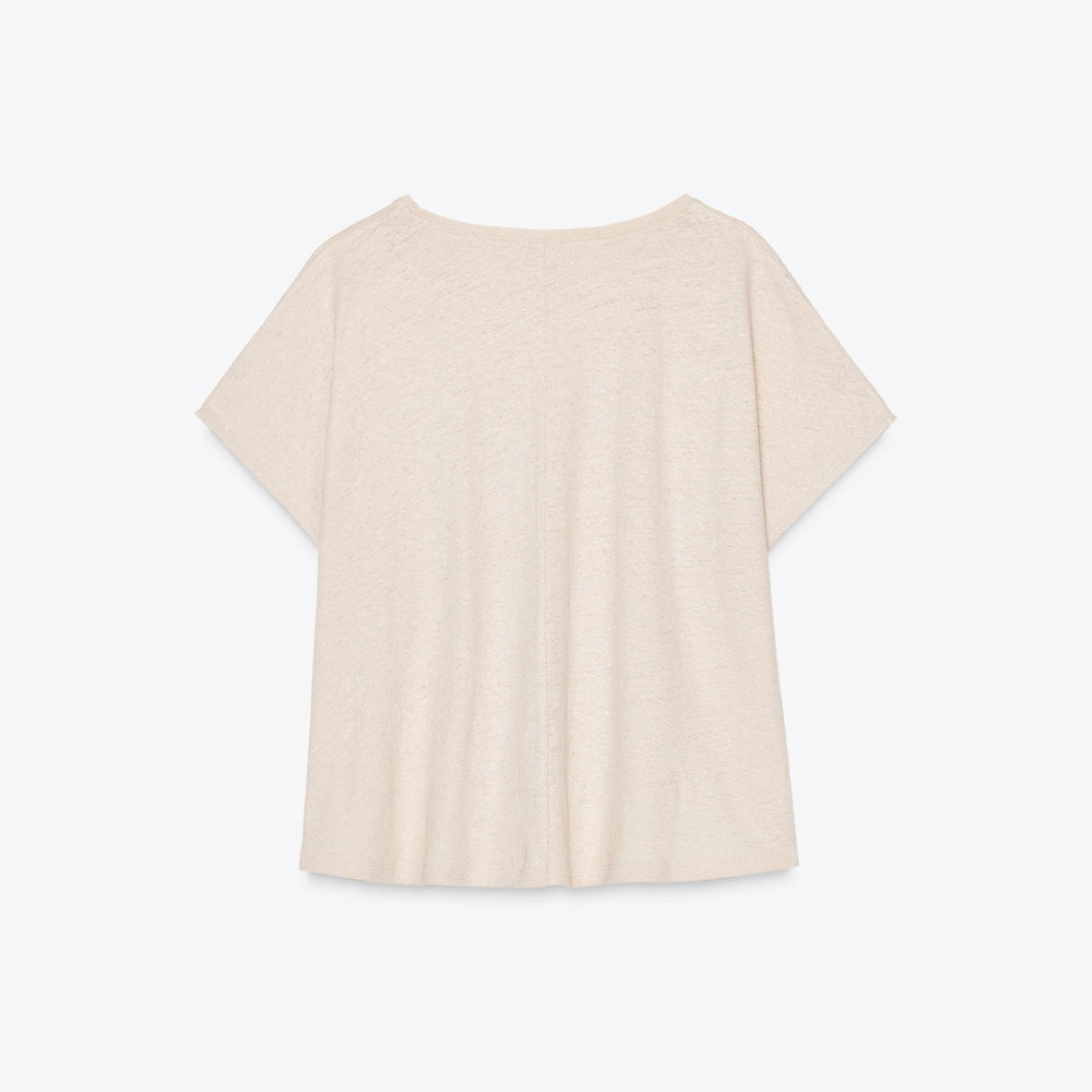 Moudda ZARA - T-Shirt - Manches Courtes, Col Rond & Coton/Lin - Tunisie 2