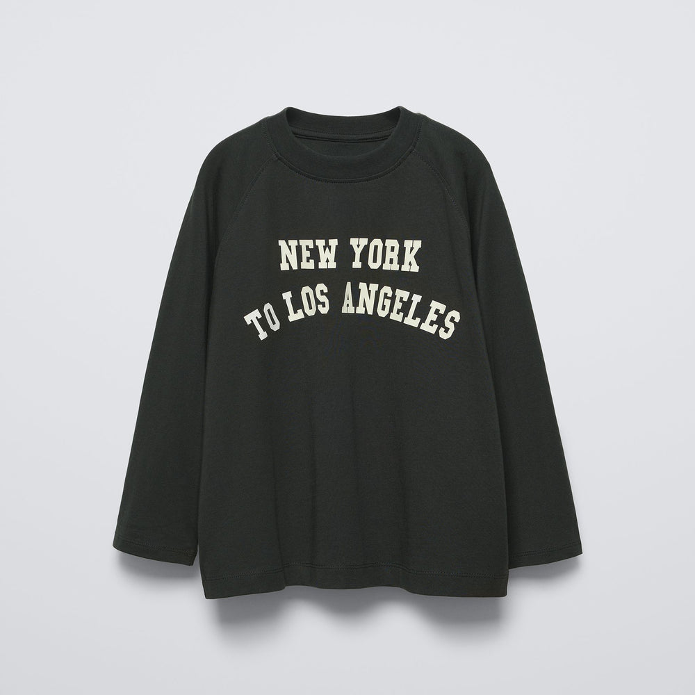 Moudda ZARA - T-shirt manches longues New York raglan new jogging - Tunisie 2