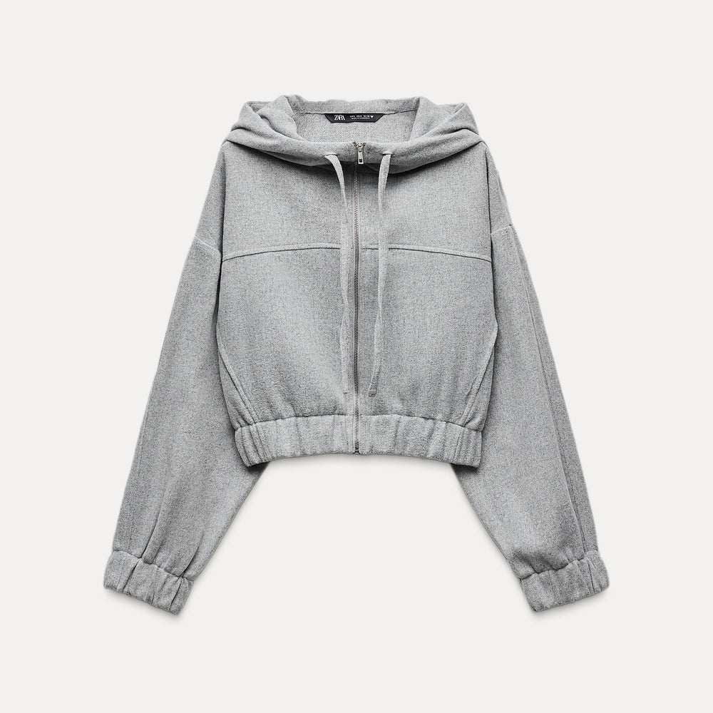 Moudda ZARA - Sweat doux col haut capuche - Tunisie 2