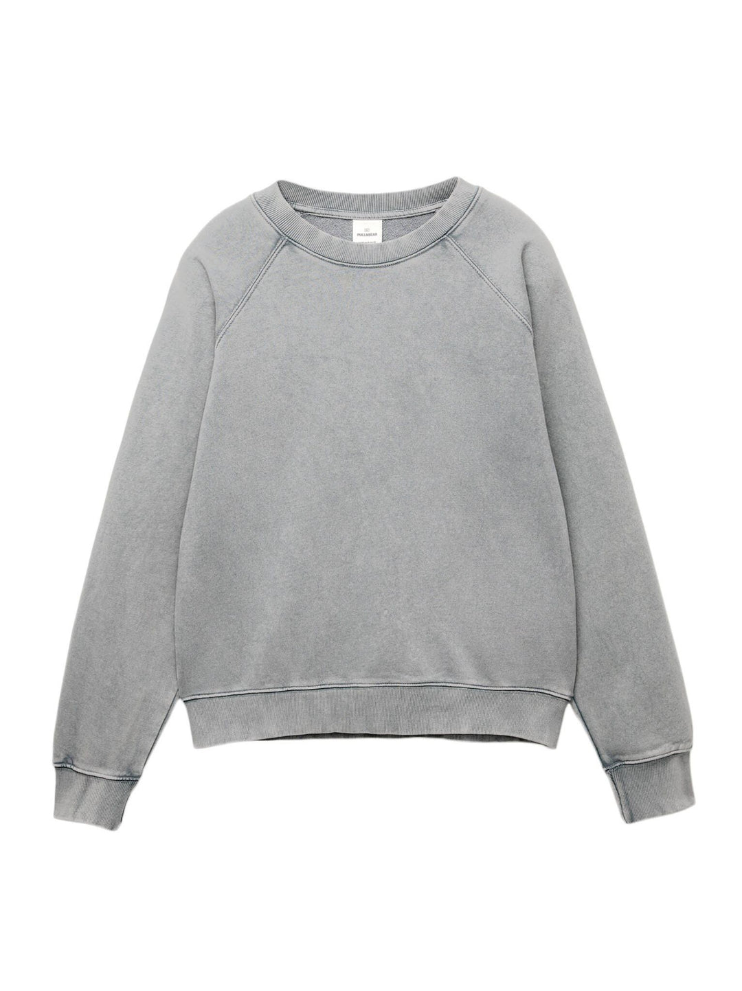 Moudda PULL & BEAR - Sweat Basique - Couture Raglan (Gris) - Tunisie 1