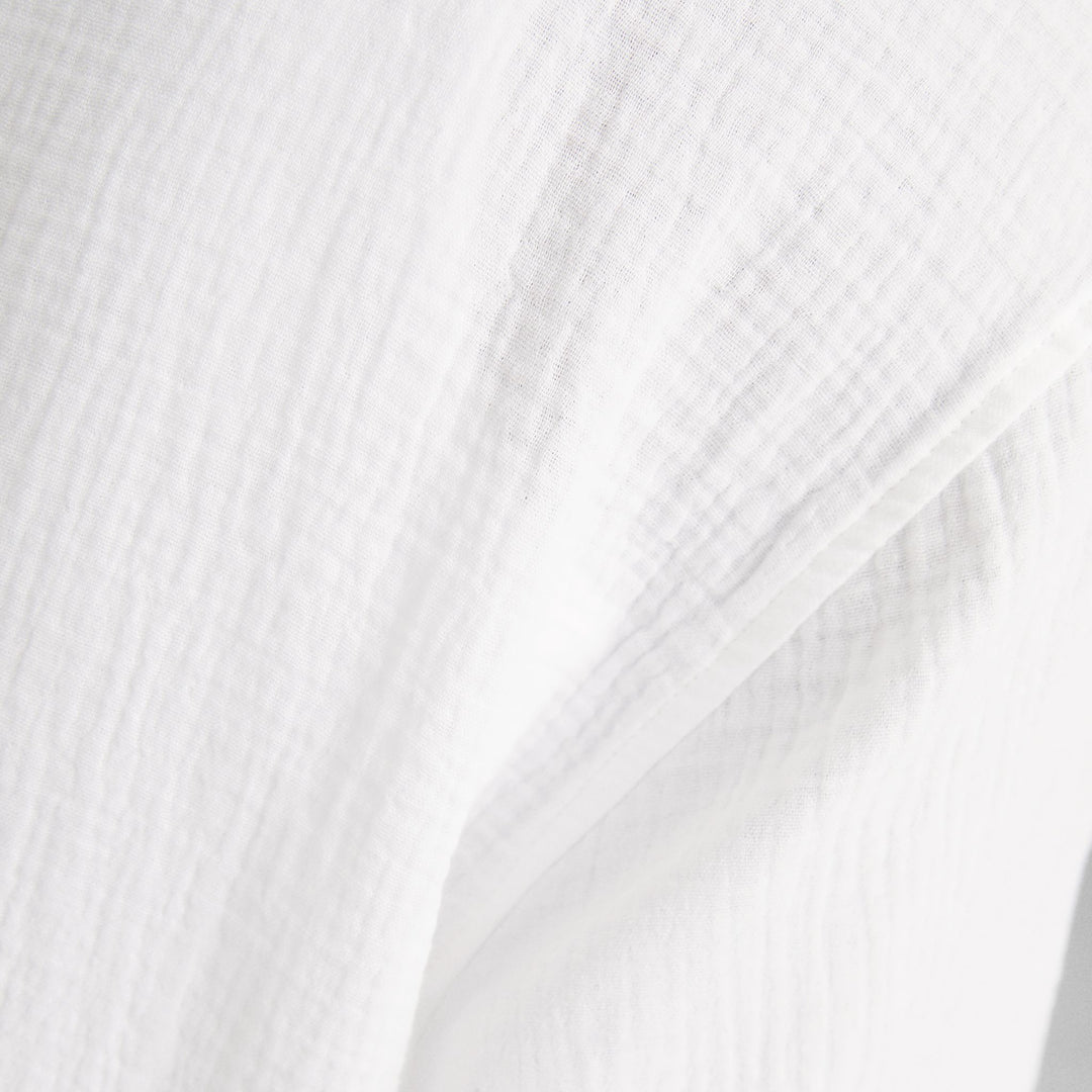 Moudda BERSHKA - Chemise Manches Courtes Relax Gaze de Coton - Tunisie 1