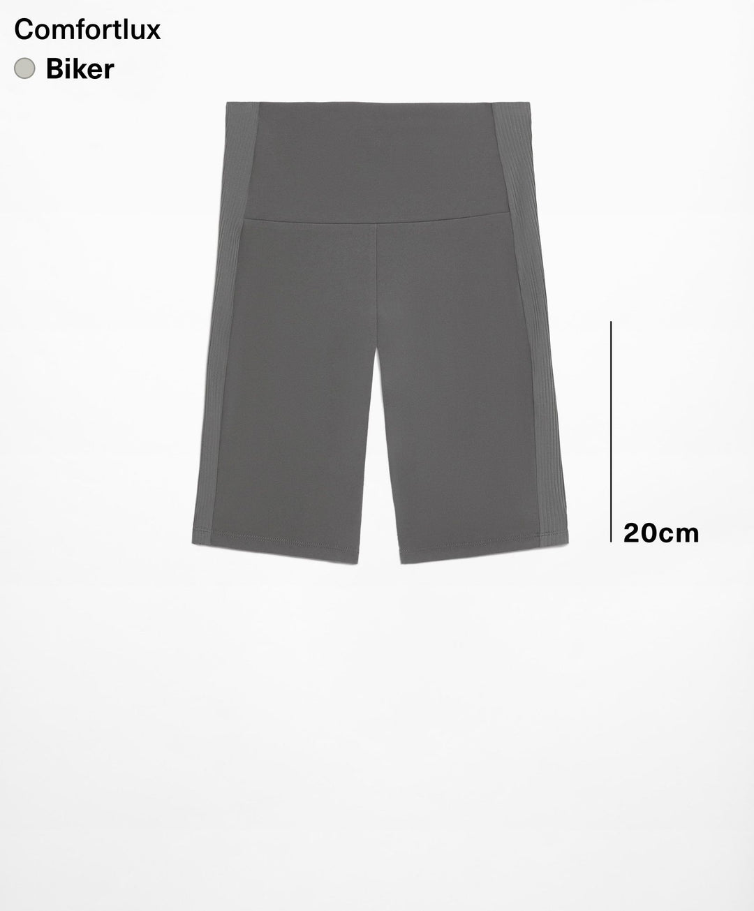 Moudda Oysho - Legging Comfortlux Cycliste Taille Haute Blocs Côtelés - Tunisie 1