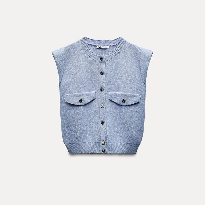 Moudda ZARA - Gilet oversized imitation jean - Tunisie 1