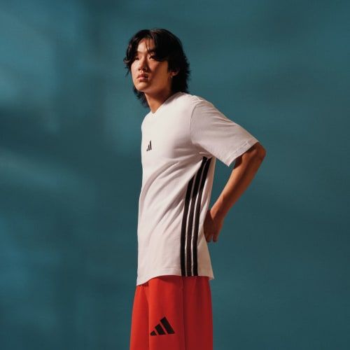 Moudda Adidas - T-shirt jersey 3 bandes Essentials - Tunisie 3