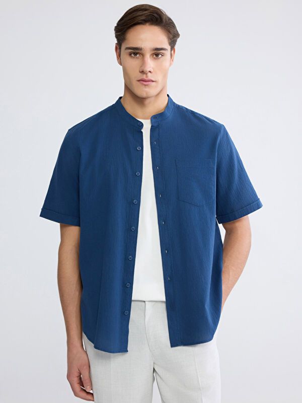 Moudda LC Waikiki - Chemise manches courtes en tissu pour Homme - Tunisie 1