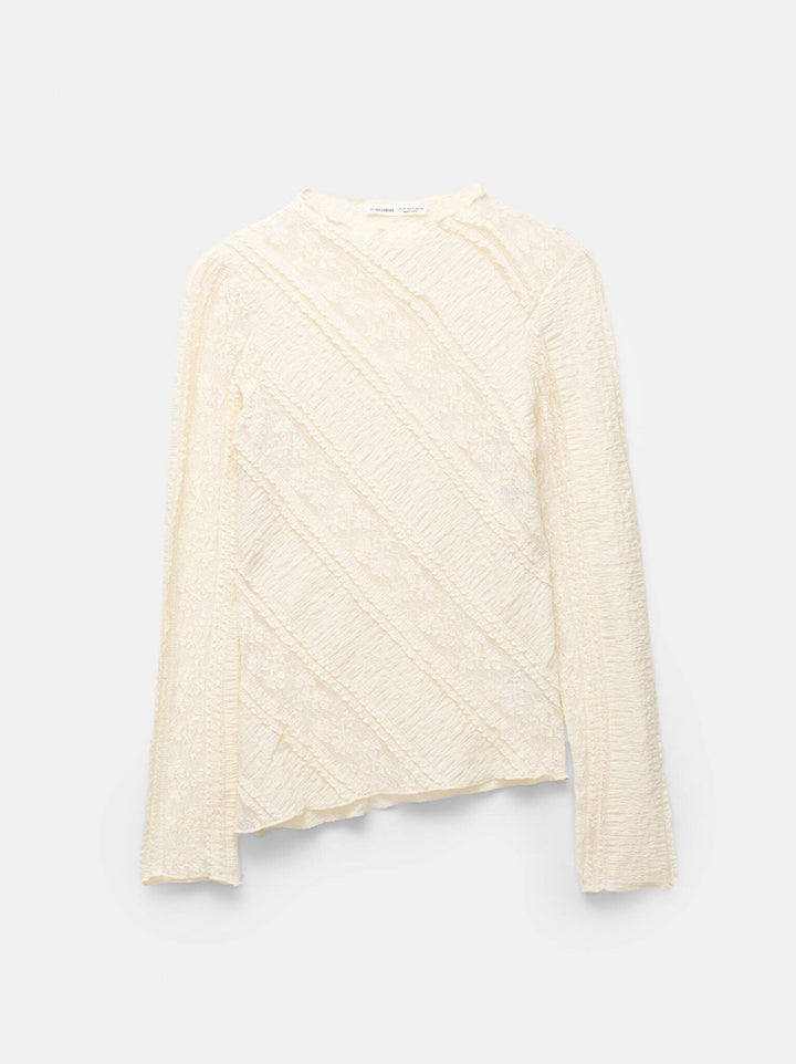 Moudda PULL & BEAR - Top Dentelle - Asymétrique - Tunisie 3