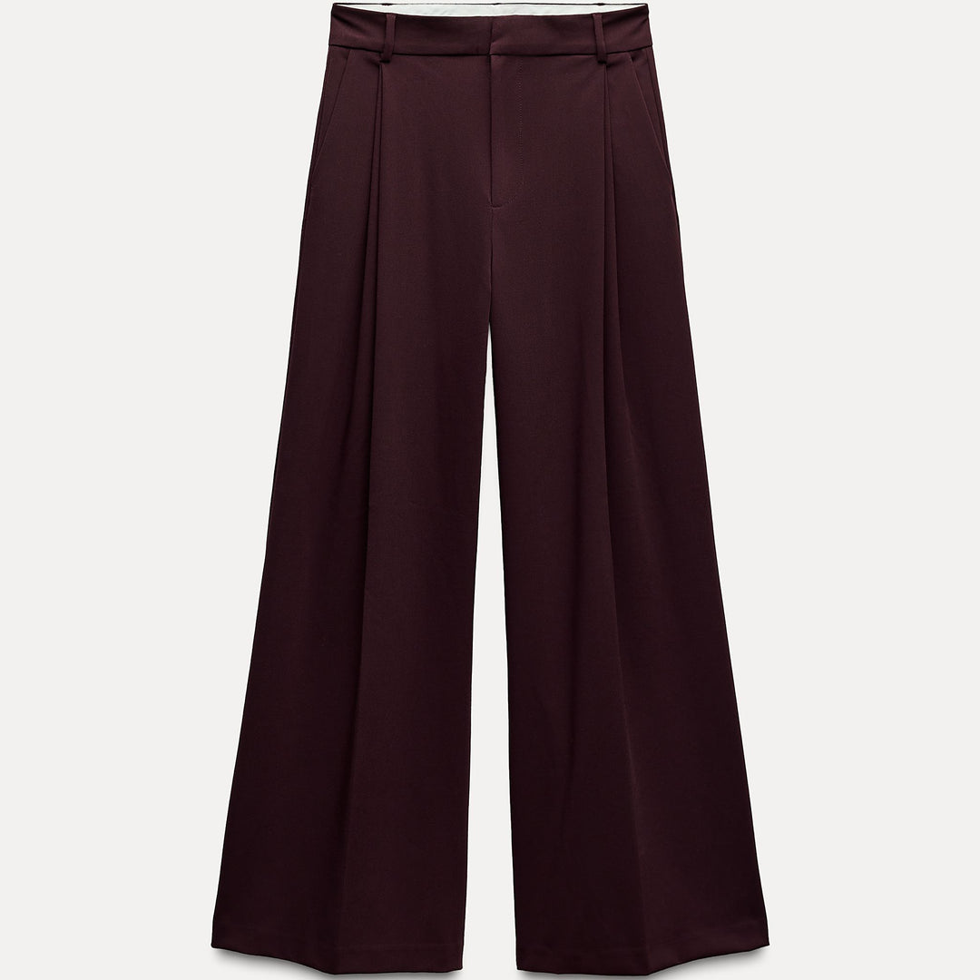 Moudda ZARA - Pantalon fluide double pli superposé coordonné - Tunisie 1