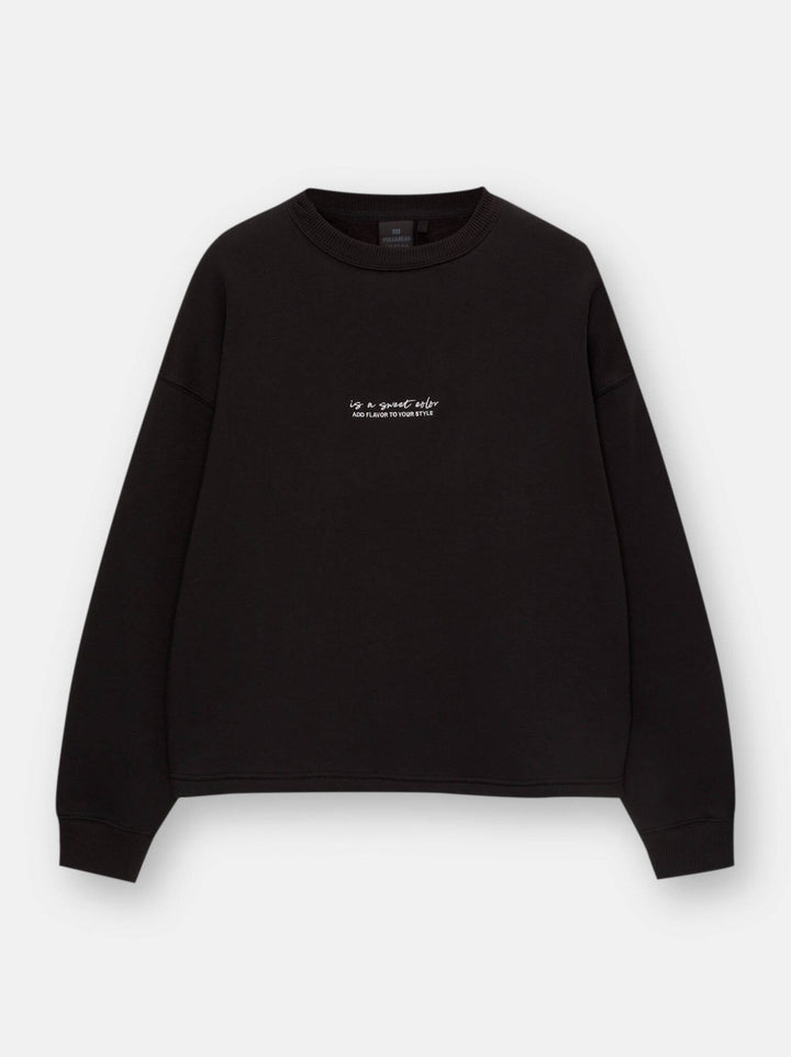 Moudda PULL & BEAR - Sweat - Urban Brodé Sweet Color - Tunisie 3