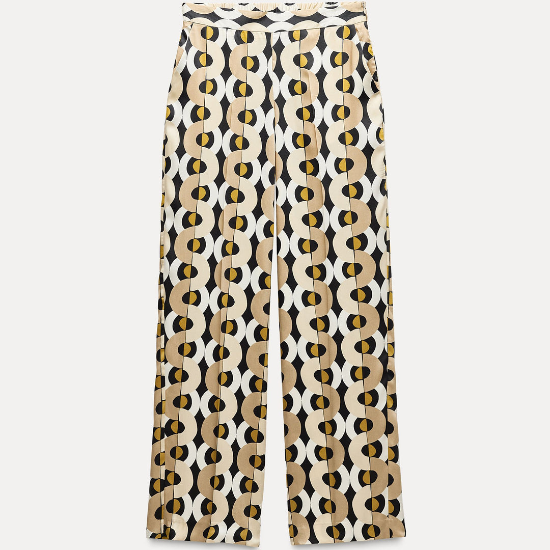 Moudda ZARA - Ensemble pantalon imprimé, taille mi-haute élastique - Tunisie 2