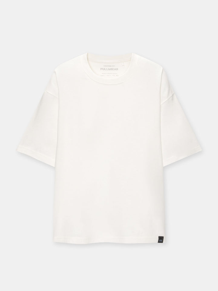 Moudda PULL & BEAR - T-Shirt Demi-Manches Crop - Tunisie 1