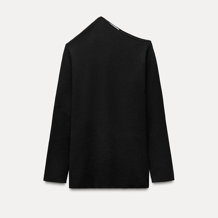 Moudda ZARA - Pull côtelé asymétrique coordonné féminin - Tunisie 2