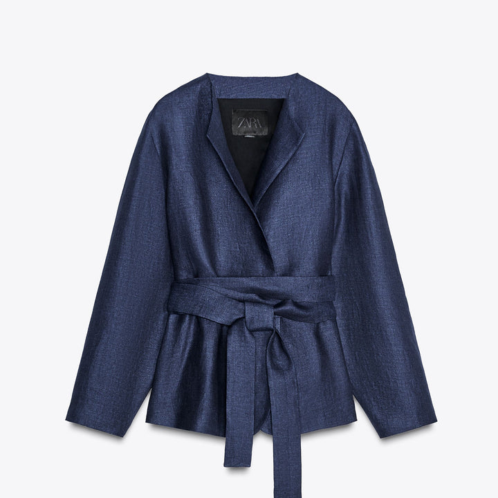 Moudda ZARA - Kimono Lin - Indigo - Tunisie 1