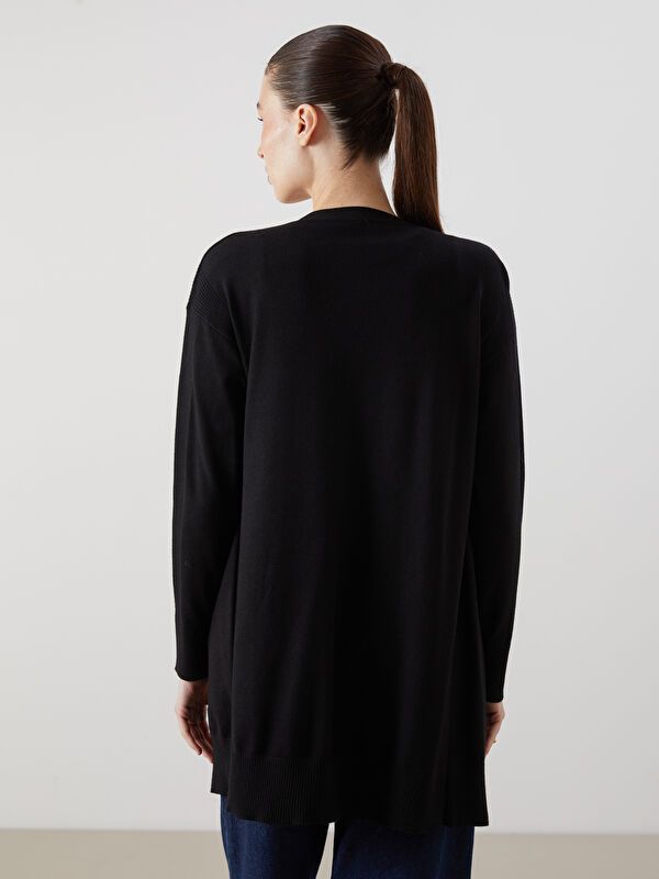 Moudda LC Waikiki - Cardigan fin en tricot Femme Noir - Tunisie 4