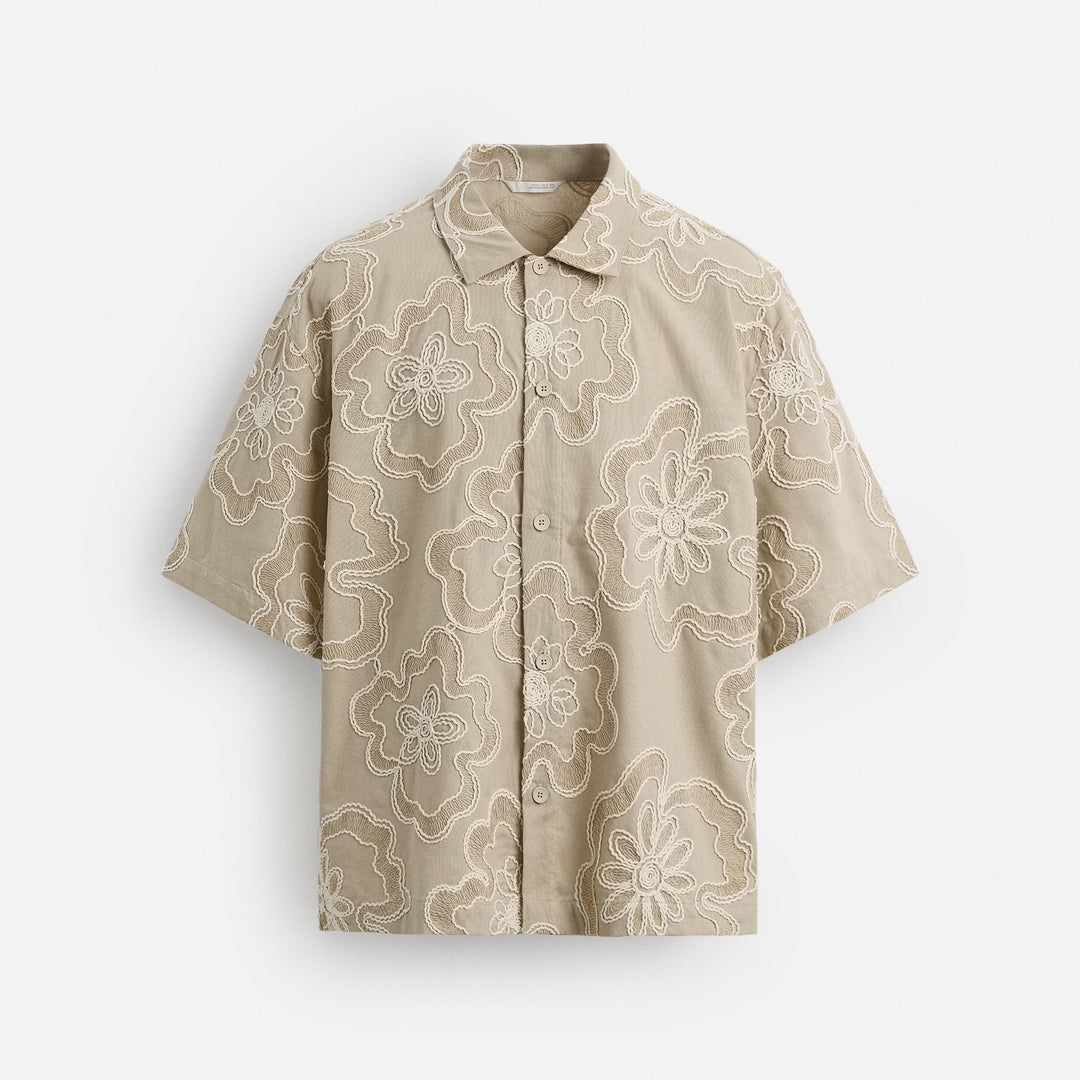 Moudda ZARA - Chemise - Broderie Florale (Arena) - Tunisie 1