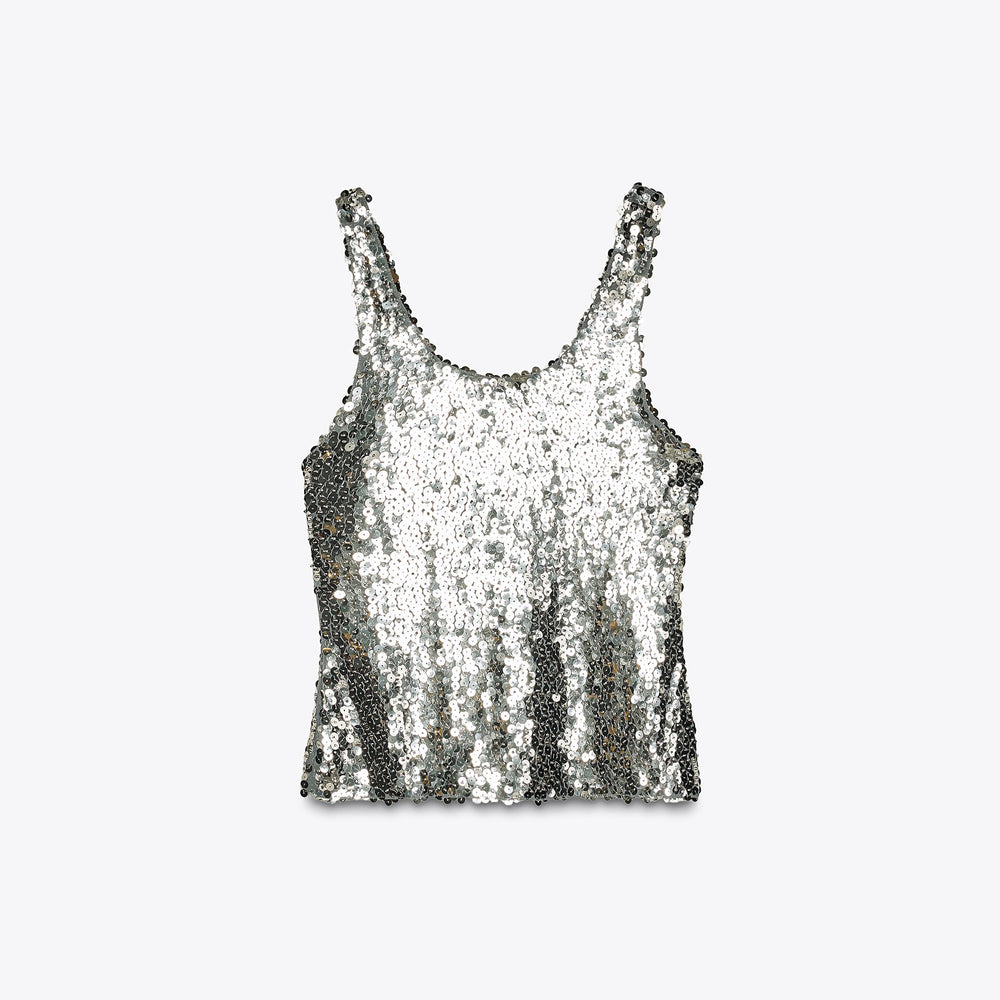 Moudda ZARA - Top Bretelles - Paillettes - Tunisie 2