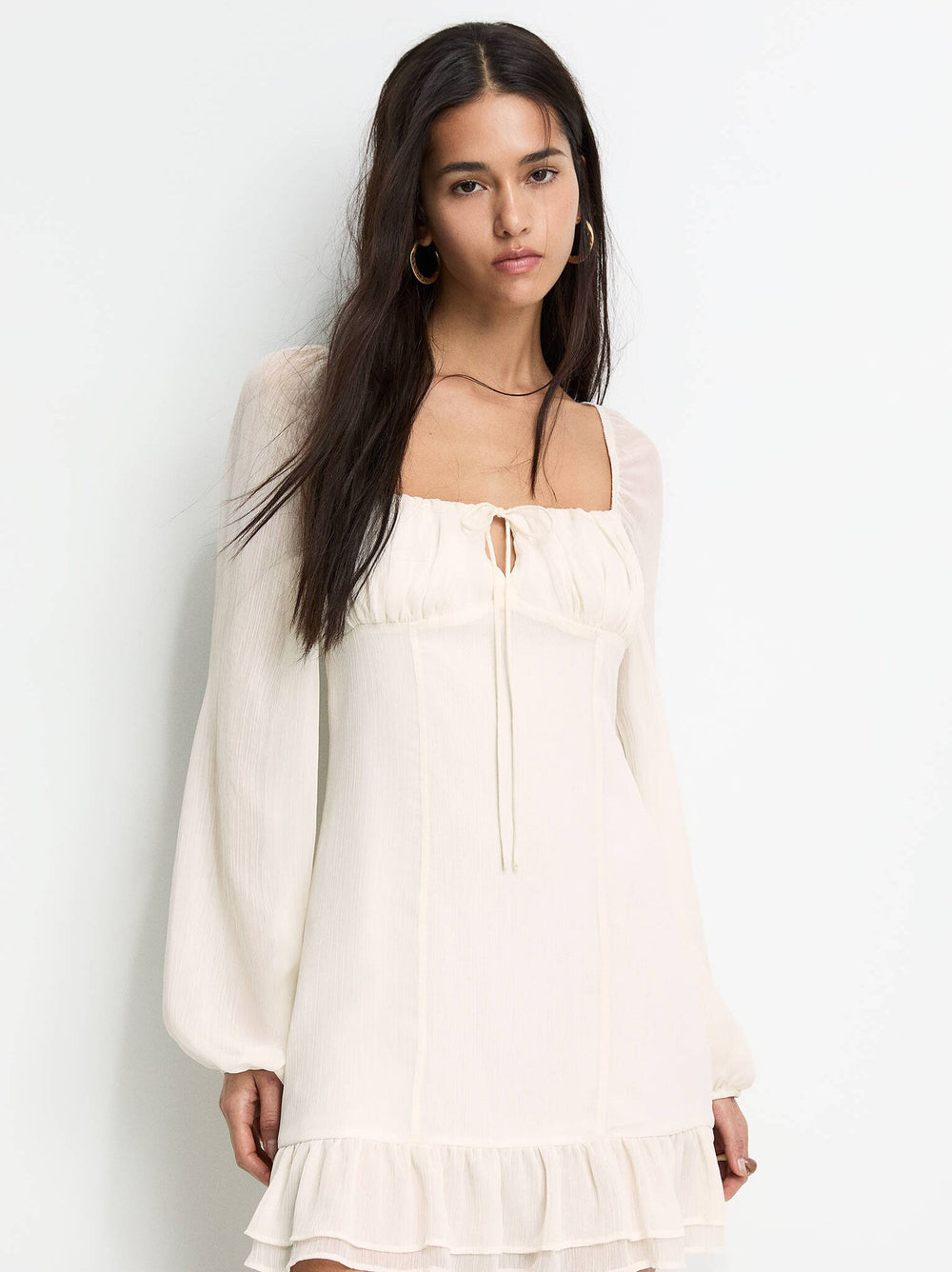 Moudda PULL & BEAR - Robe Mini - Volants Dentelle - Tunisie 2