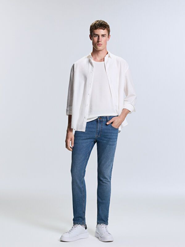 Moudda LC Waikiki - pantalon en jean tissé pour Hommes - Tunisie 2