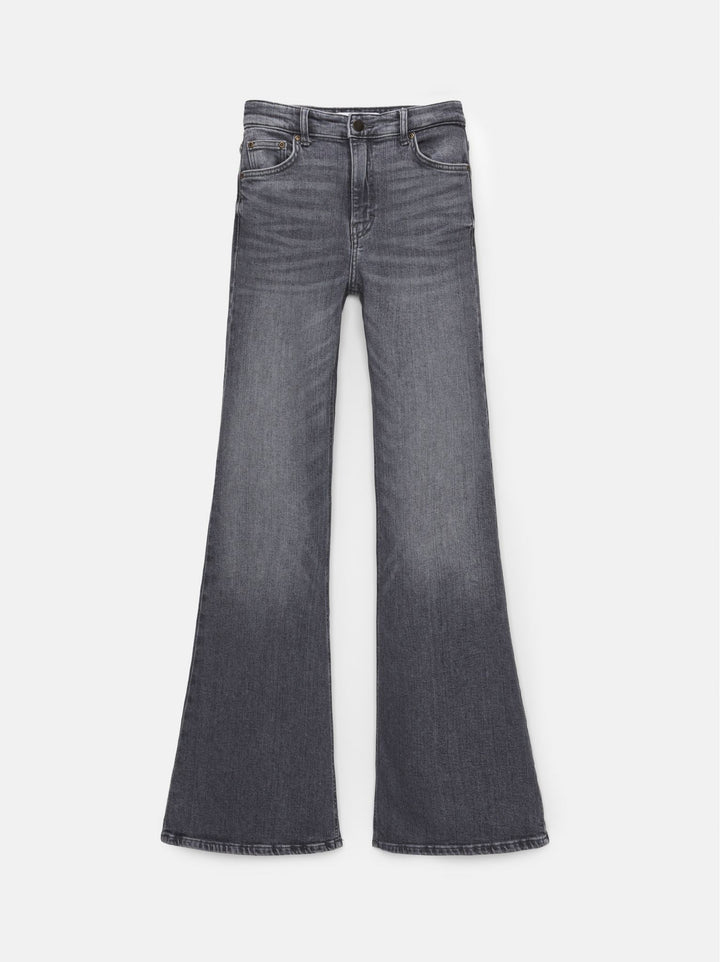 Moudda PULL & BEAR - Pantalon Skinny Flare Blanc - Tunisie 3