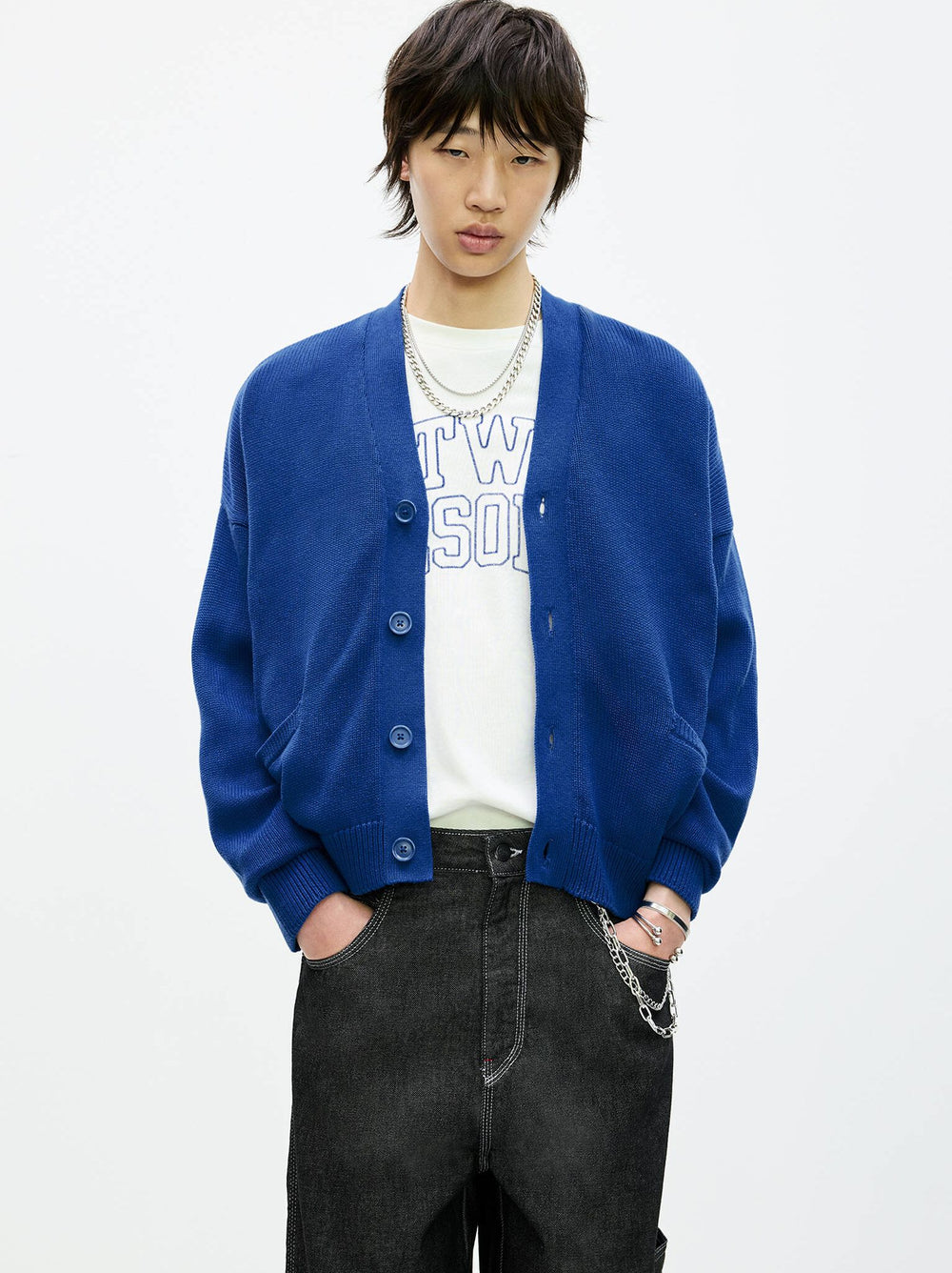 Moudda PULL & BEAR - Cardigan - Texte "The..." - Tunisie 2