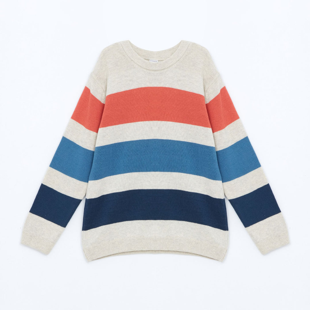 Moudda LC Waikiki - Pull en tricot Garçon Rayures mixtes - Tunisie 1