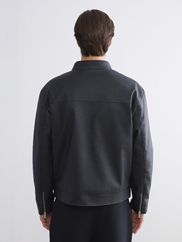 Moudda LC Waikiki - Manteau d'hiver en similicuir pour Homme - Tunisie 5