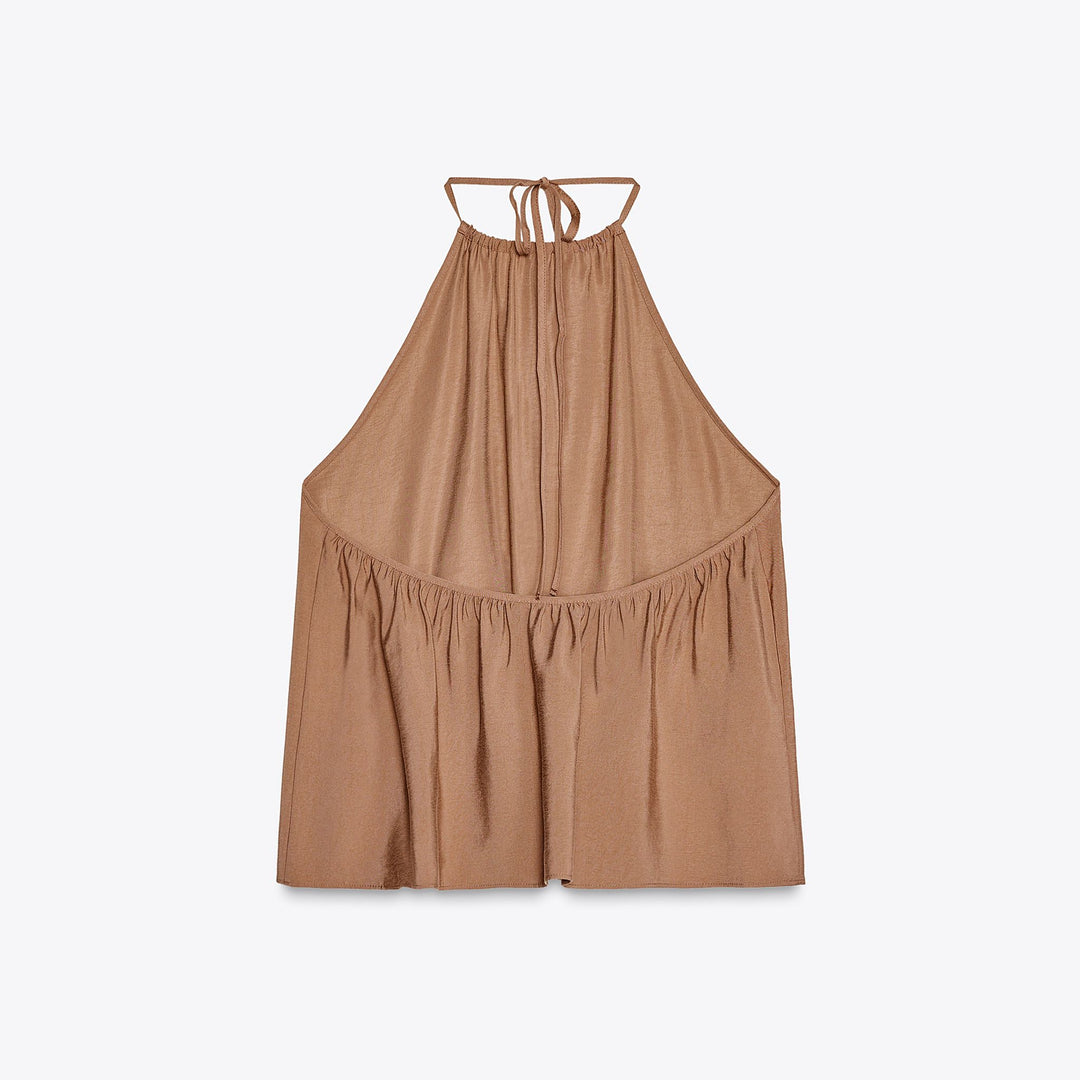 Moudda ZARA - Top Fluide - Halter & Drapé - Tunisie 2