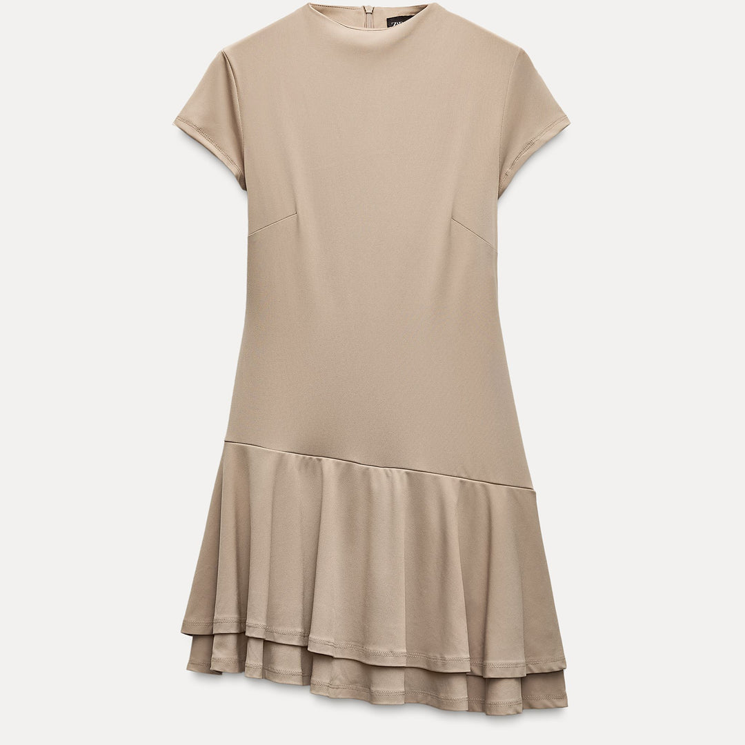 Moudda ZARA - Robe/combinaison courte maille manches courtes capes volants - Tunisie 1