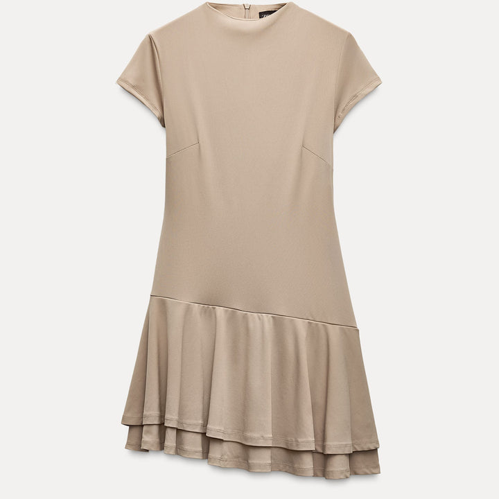 Moudda ZARA - Robe/combinaison courte maille manches courtes capes volants - Tunisie 1