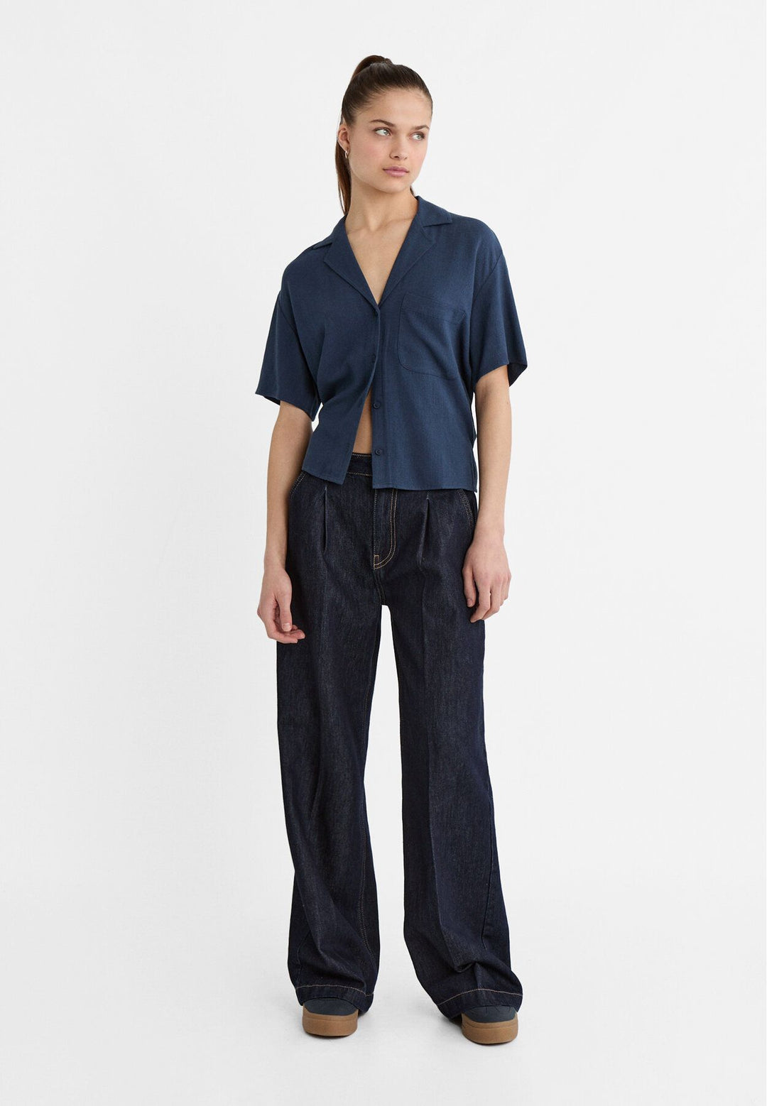 Moudda STRADIVARIUS - Chemise Rustique Manche Courte - Tunisie 3