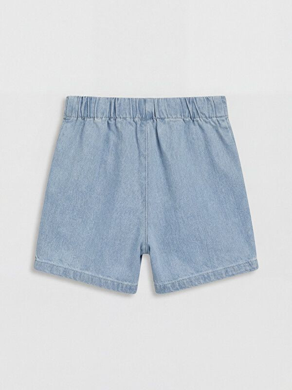 Moudda LC Waikiki - Jupe en jean pour Fille couleur Bleu indigo clair rodé - Tunisie 2
