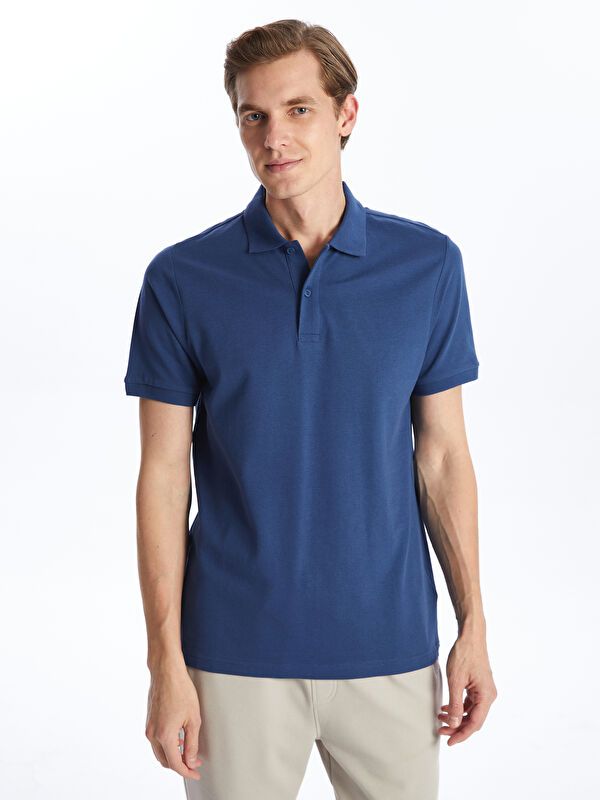 Moudda LC Waikiki - T-shirt col polo basique manches courtes en jersey - Tunisie 1