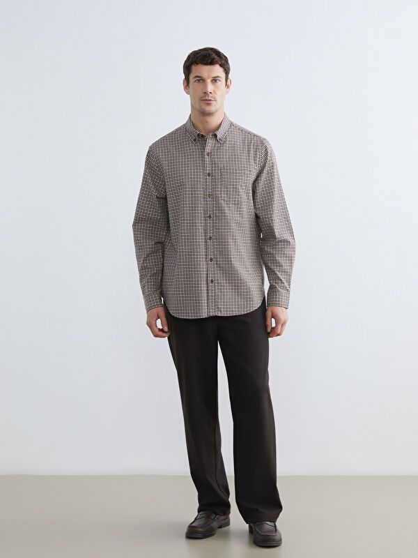 Moudda LC Waikiki - Chemise à carreaux manches longues en tissu - Tunisie 2