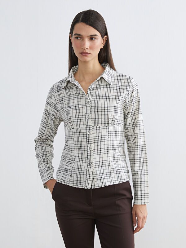 Moudda LC Waikiki - Chemise manches longues en tissu pour Femme - Tunisie 1