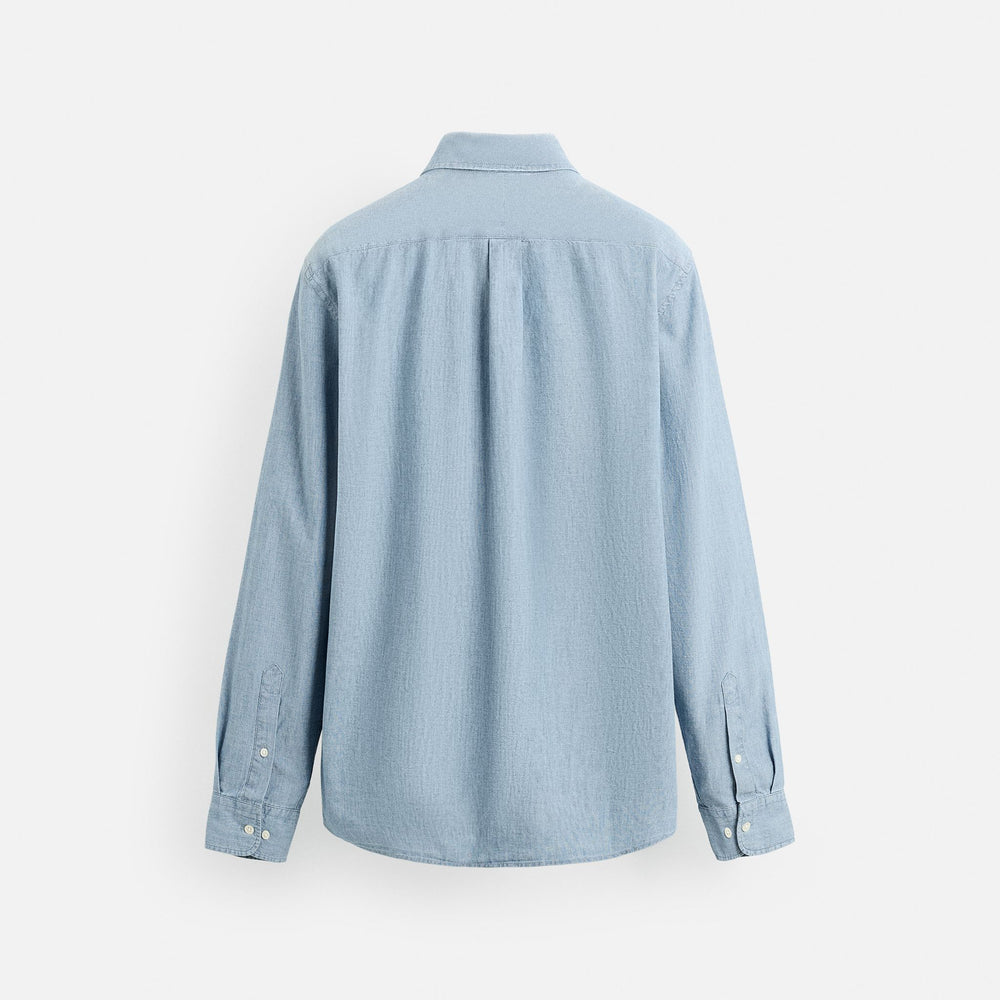 Moudda ZARA - Chemise - Bleu Chambray - Tunisie 2