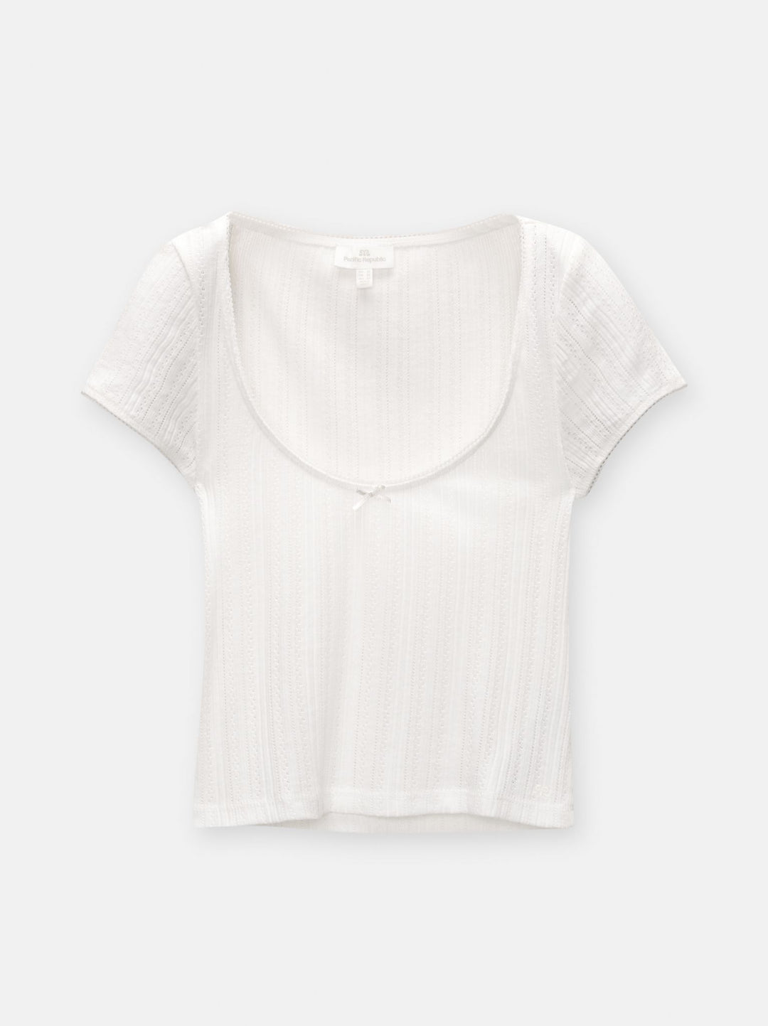 Moudda PULL & BEAR - T-Shirt Pacific Demi-Manches Dentelle - Tunisie 1