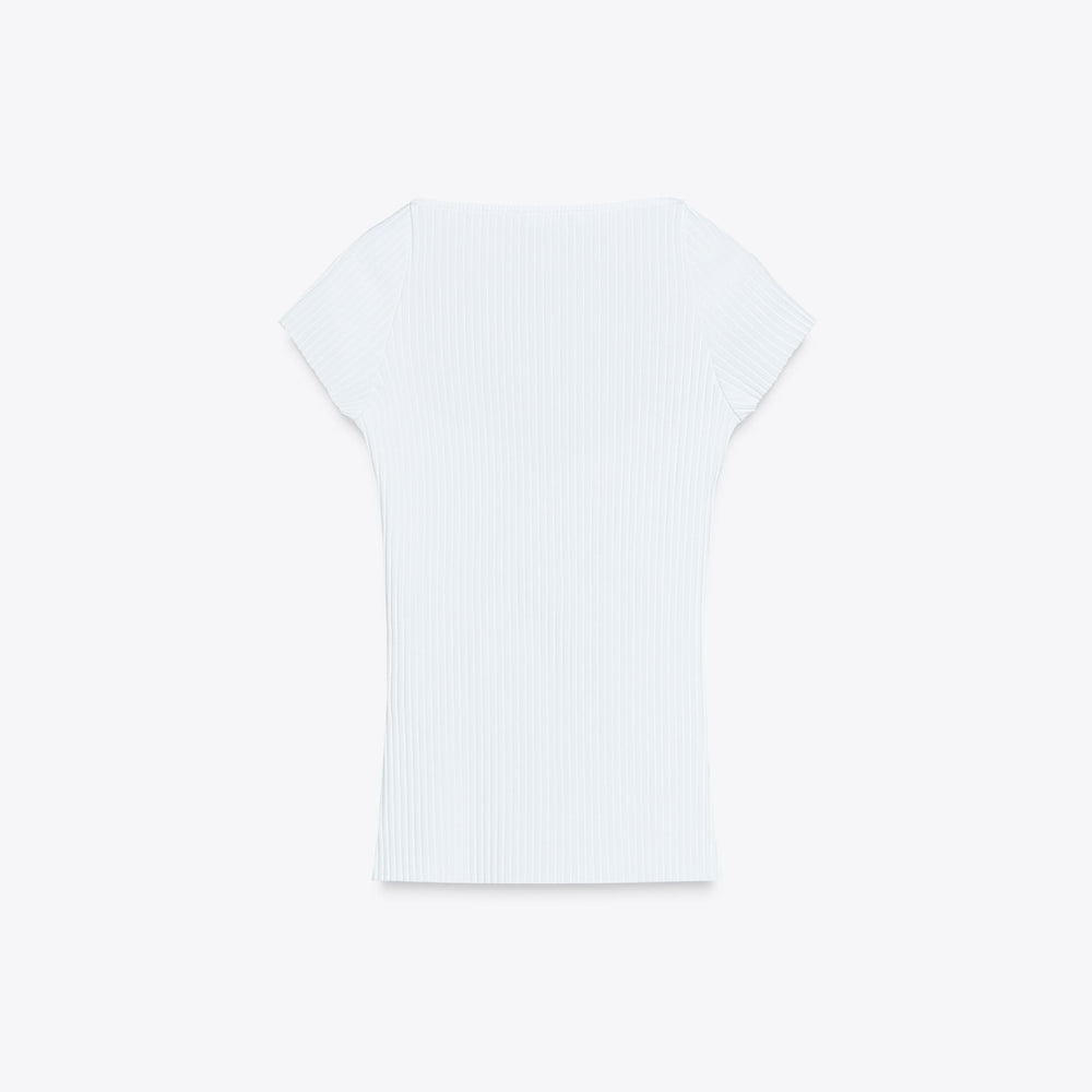 Moudda ZARA - T-Shirt - Côtes & Encolure Cœur - Tunisie 2