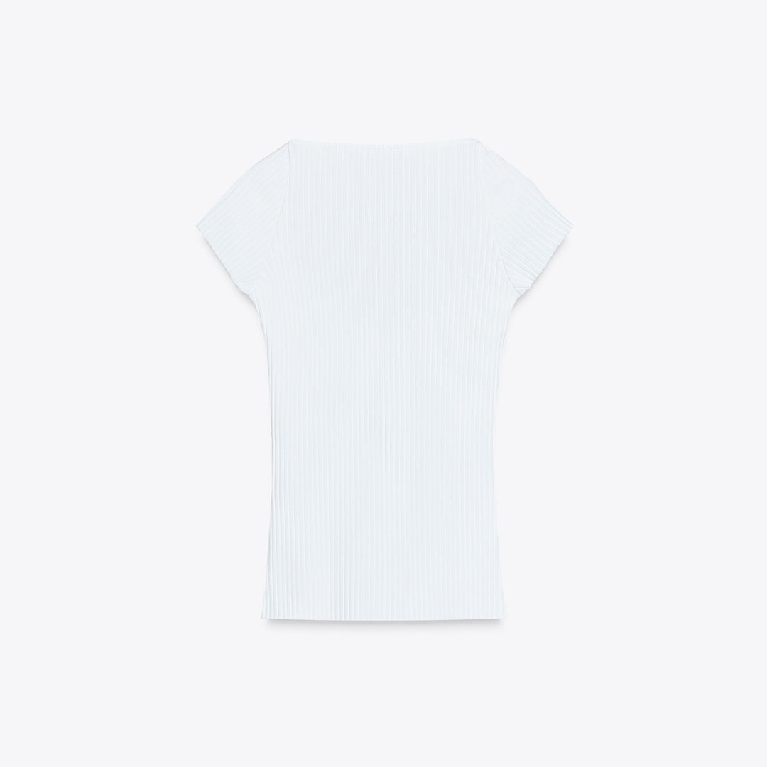 Moudda ZARA - T-Shirt - Côtes & Encolure Cœur - Tunisie 2