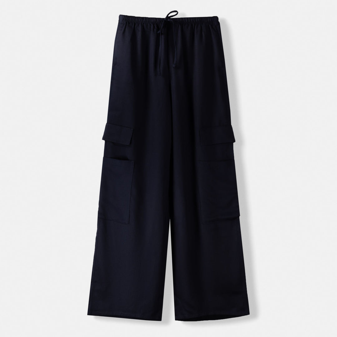 Moudda BERSHKA - Pantalon Large Fluide à Poche Latérale - Tunisie 1