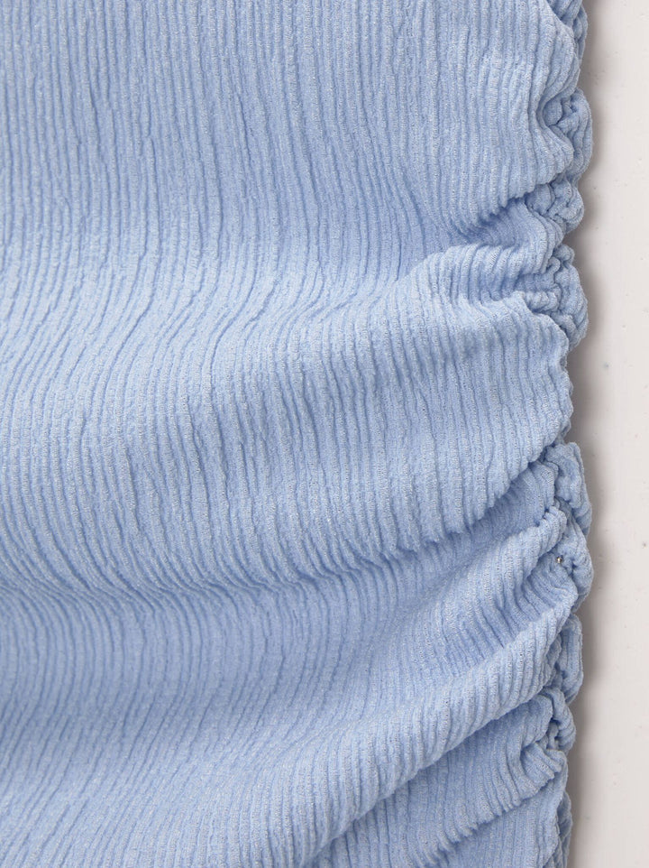 Moudda PULL & BEAR - Robe Longue Bambula Sans Manches Fronces Latérales - Tunisie 7