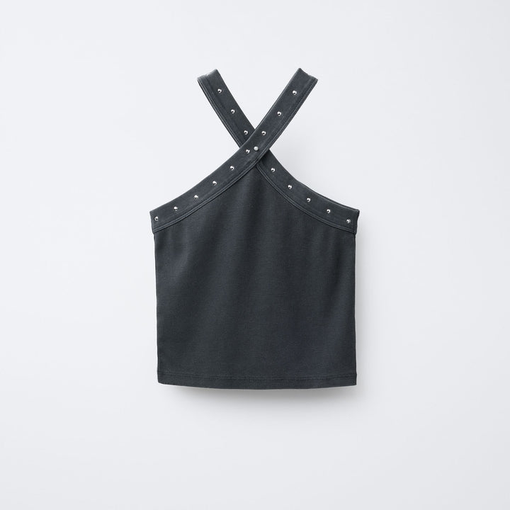 Moudda ZARA - T-Shirt Halter - Lavé & Clous - Tunisie 1