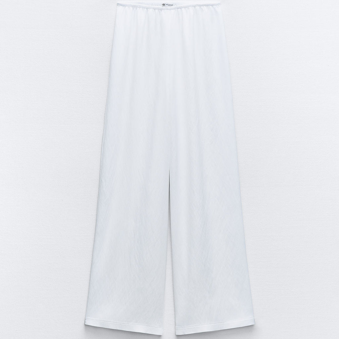 Moudda ZARA - Pantalon cordon long droit satin couleur - Tunisie 2
