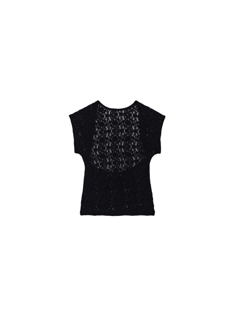 Moudda STRADIVARIUS - T-Shirt Mini Manches Dos Nu en Dentelle - Tunisie 2