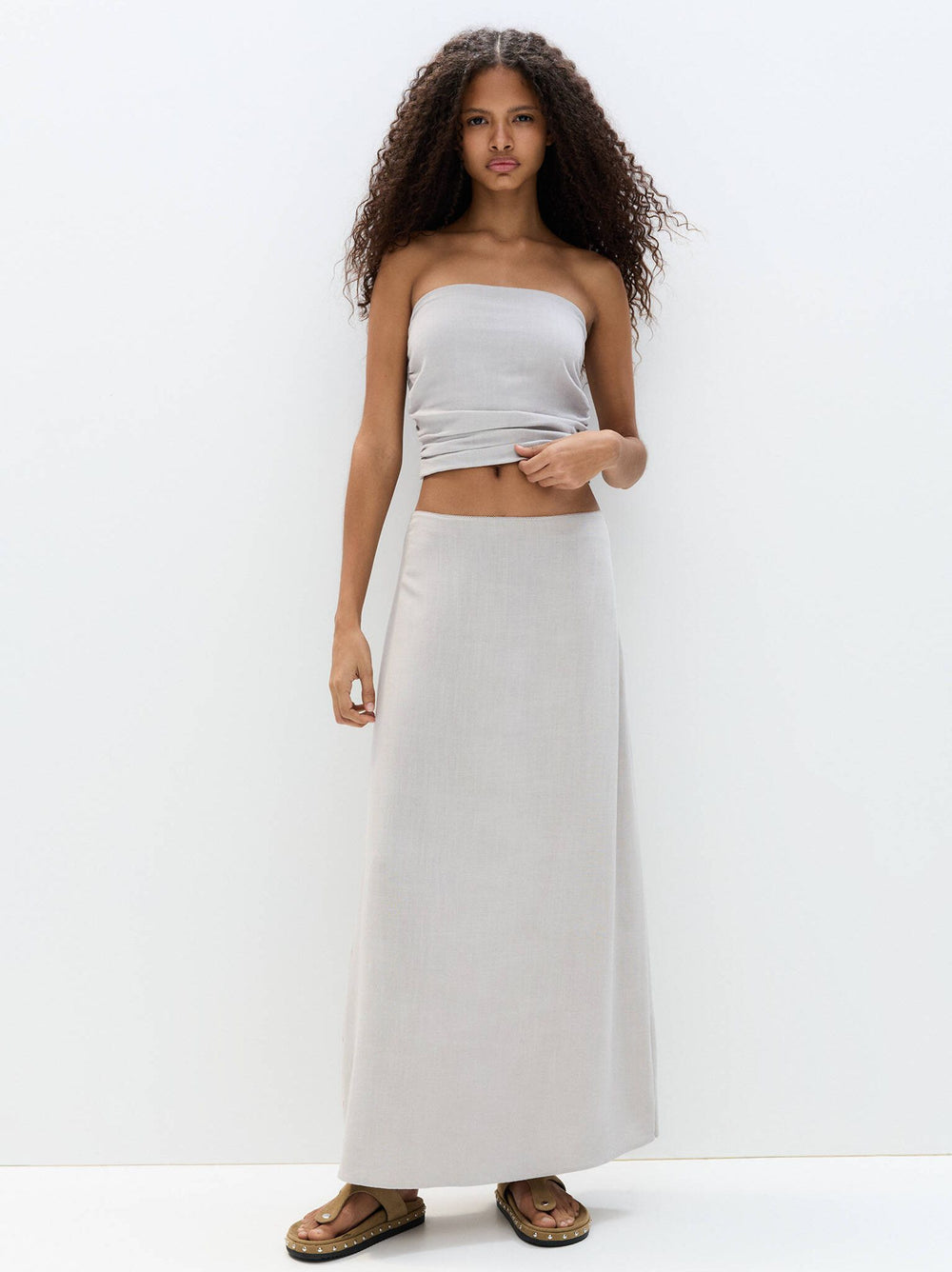 Moudda PULL & BEAR - Ensemble Jupe Pacific - Droite Lin - Tunisie 2