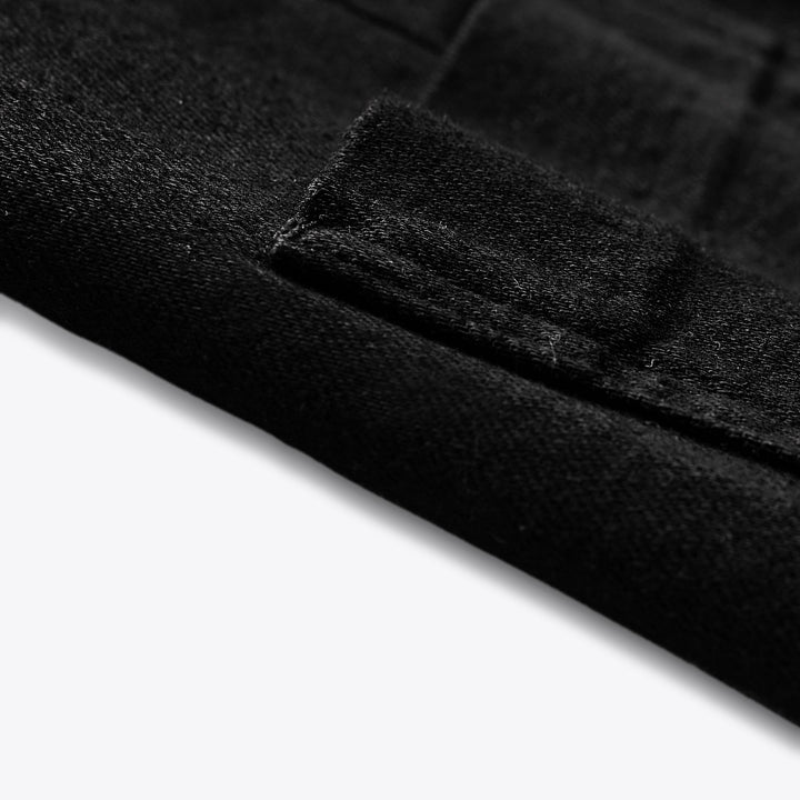 Moudda ZARA - Pantalon Wide Leg Tailleur - Noir Rincé - Tunisie 5